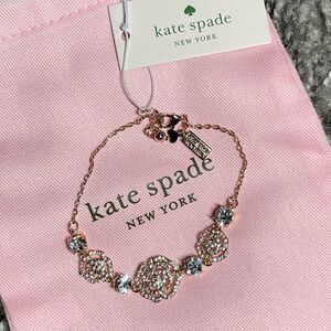NWT Kate Spade Crystal Rose Bracelet